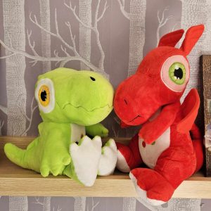 Diabetes books and soft toys Diabetes Dino and Dragon Helen Edwards