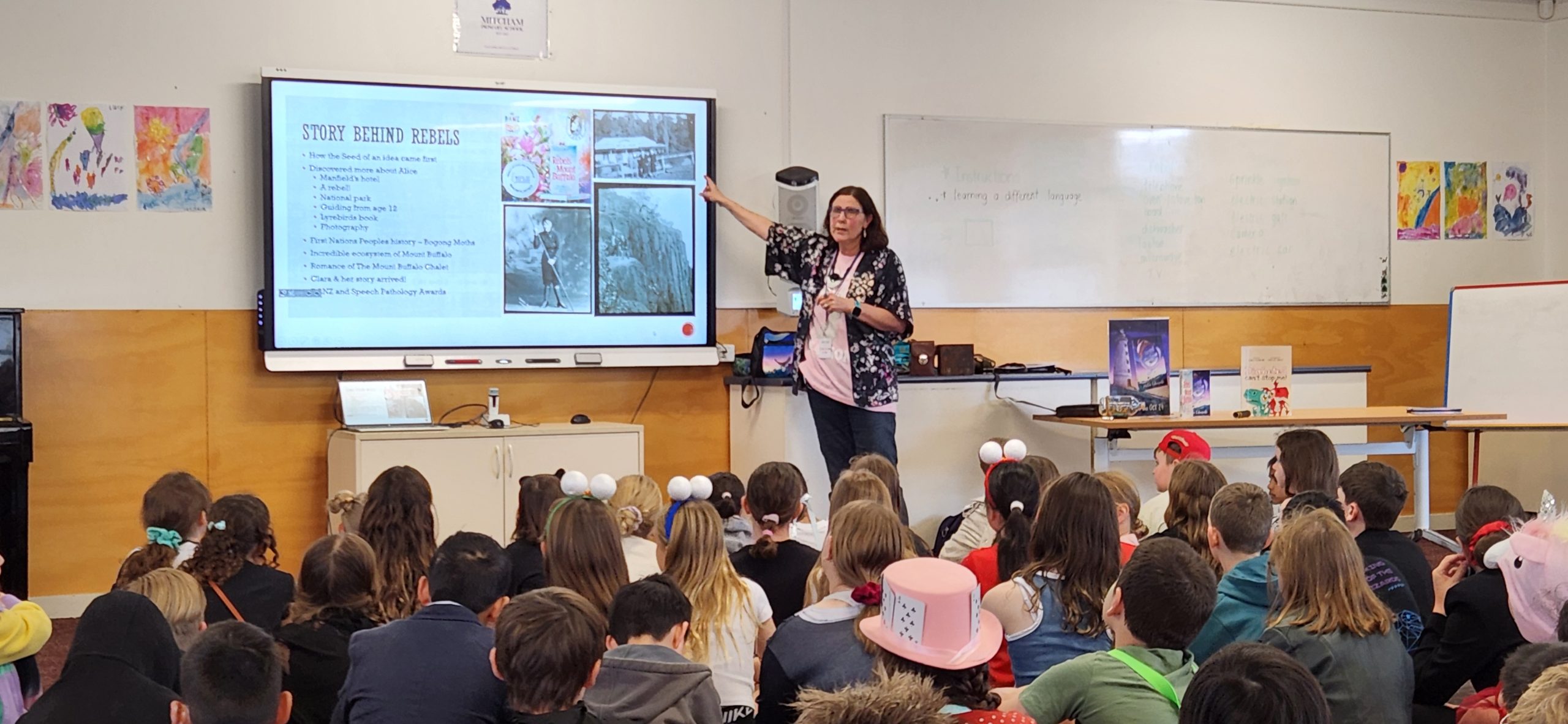 Dr Helen Edwards Mitcham PS book week Legend of the Lighthouse Moon 1